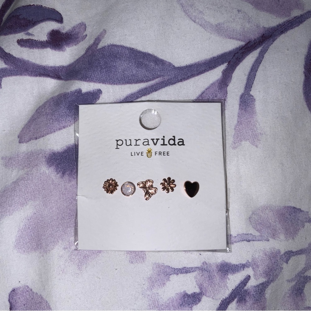 Pura Vida Rose Gold Earrings